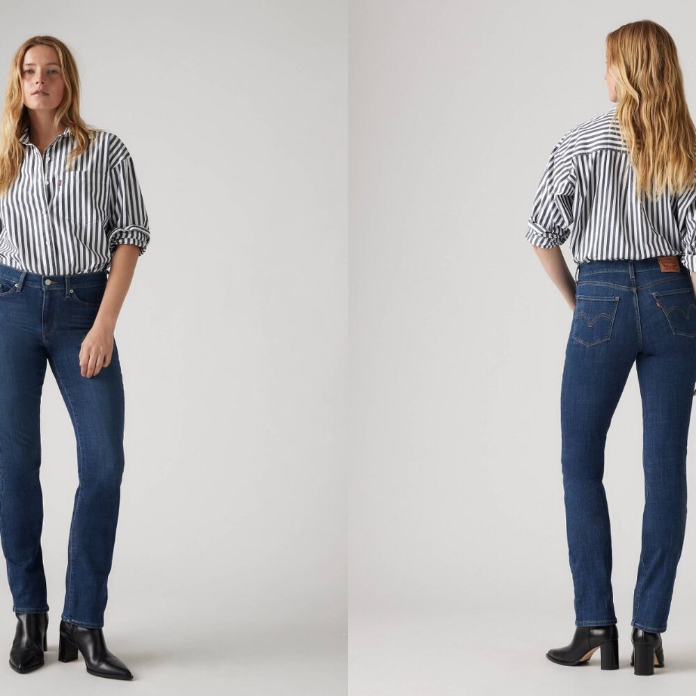 LEVI'S Classic Straight Fit Jeans in Dark Horse (8S/29)